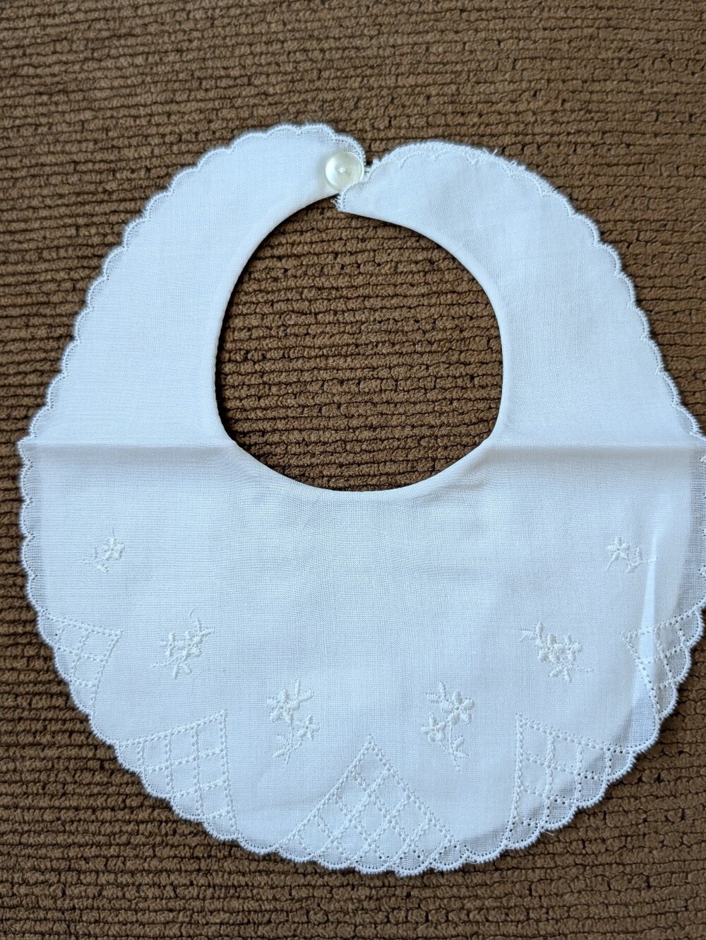 Vintage Baby Christening Collar Made In Switzerland NEW